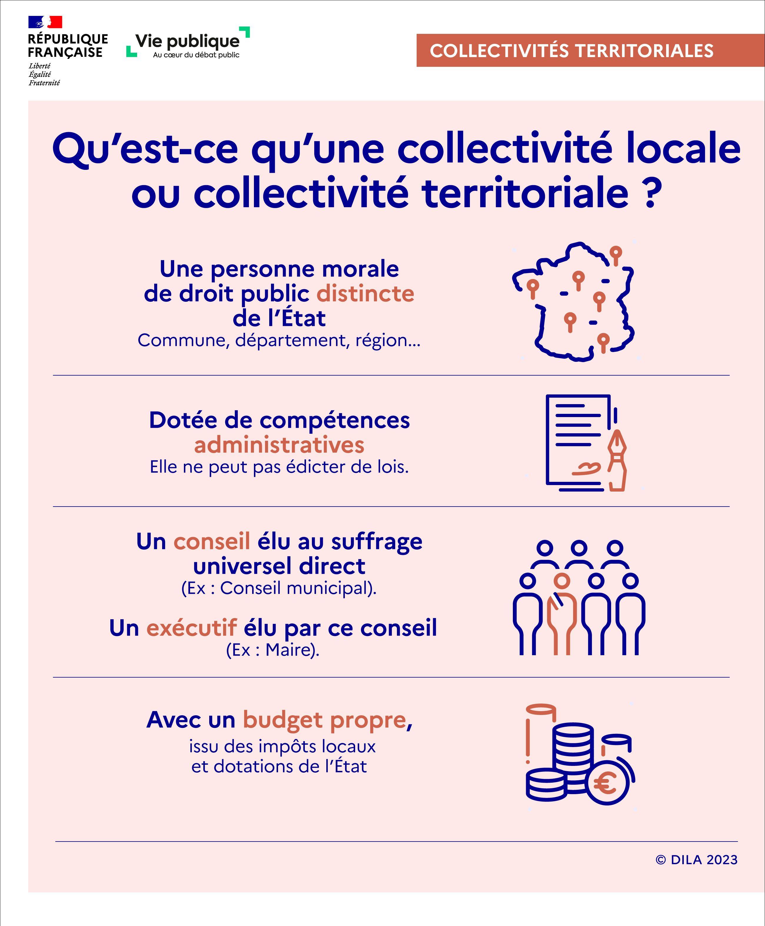 Infographie : Qu'est-ce Qu'une Collectivité Territoriale | Vie-publique.fr